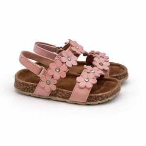 Pink Floral Kids Sandals